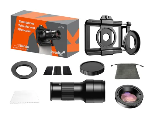 fotografia telekular i mikrokular do smartfonu Levenhuk Kelvin TLC25,  11
