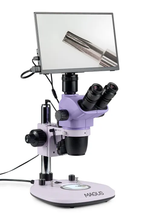 foto cyfrowy mikroskop stereoskopowy MAGUS Stereo D8T LCD BASE,  3
