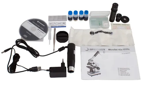 fotografia mikroskop Bresser Junior 40x–1024x, z futerału,  9