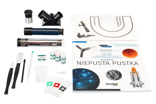 foto zestaw Levenhuk Discovery Scope 2 z książką,  3
