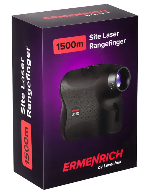 foto budowlany dalmierz laserowy Ermenrich LR1500, czarny,  11