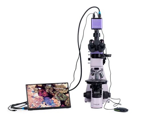 foto mikroskop polaryzacyjny cyfrowy MAGUS Pol D850 LCD,  7