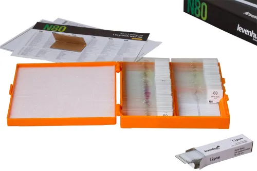 fotografia zestaw preparatów Levenhuk N80 NG „Zobacz wszystko”,  15