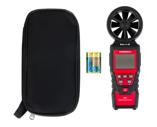 zdjęcie wiatromierz cyfrowy Ermenrich Seek DN20,  6