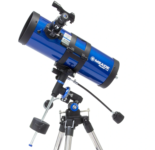 fotografia teleskop zwierciadlany Meade Polaris 114 mm EQ