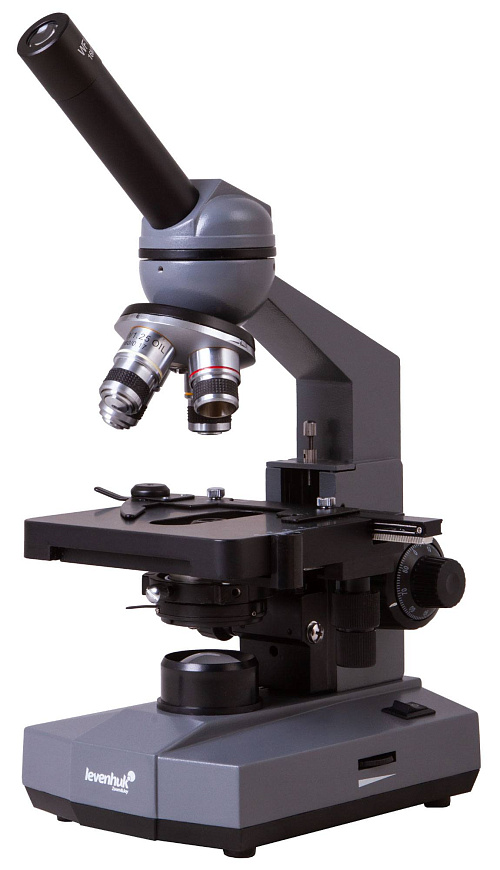 foto monokularowy mikroskop biologiczny Levenhuk 320 PLUS