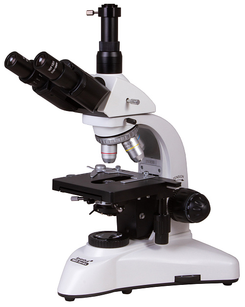 foto trójokularowy mikroskop Levenhuk MED 20T